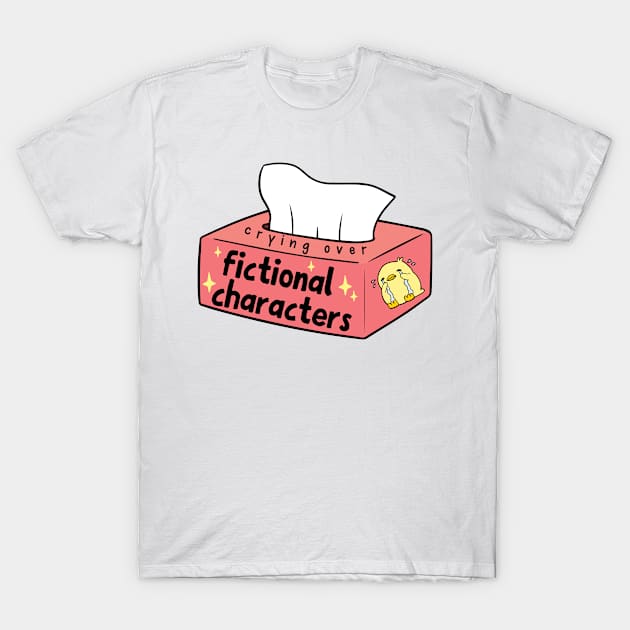 Crying over fictional characters T-Shirt by medimidoodles